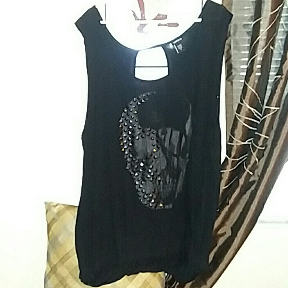 Black Torrid Skull Shirt/Tunic